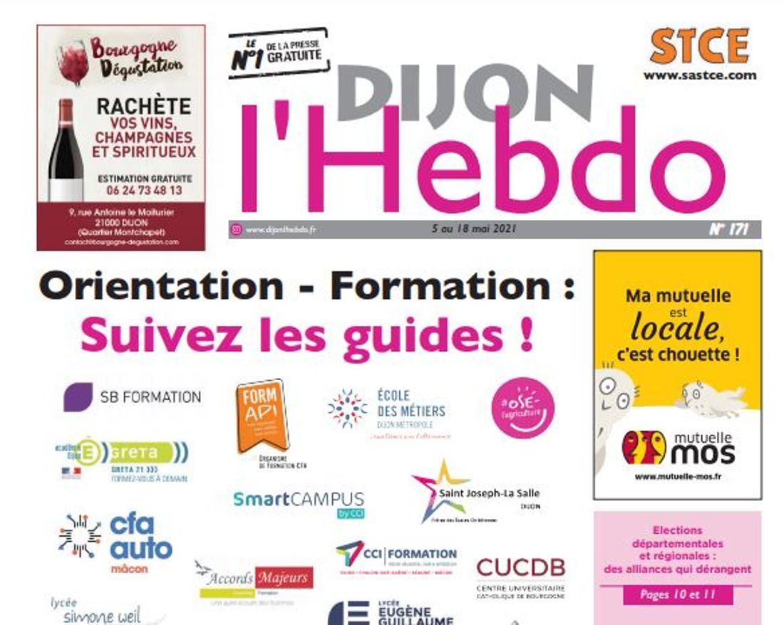 La Une du nouveau numéro de Dijon l'hebdo